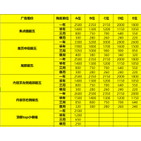 推站网站内广告位和友情链接价格